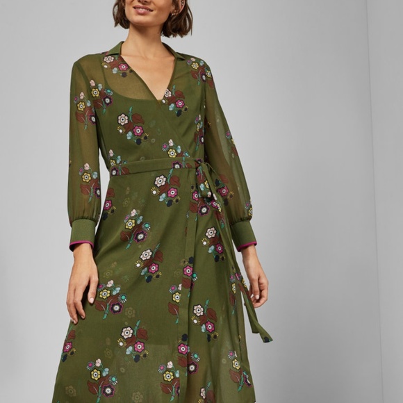 ted baker wrap dress